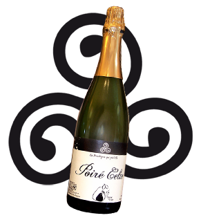 bouteille poire et triskel